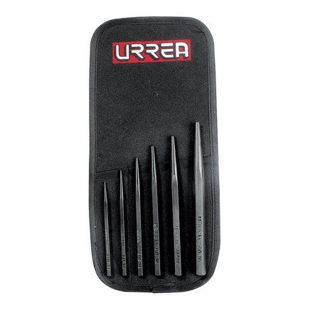 Urrea Punches and drift pins set of 6 pieces. 50A
